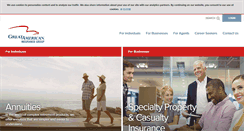 Desktop Screenshot of greatamericaninsurancegroup.com